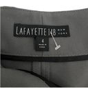 Lafayette 148  Wide Leg Trousers in Grey Size 4
Draped Elegant Pleated High Rise Photo 5