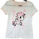 Tokidoki  white and pink unicorn graphic t-shirt Photo 0