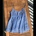 Free People periwinkle lace tank top Photo 6