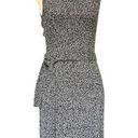 Krass&co G.A.S.  Knit Mockneck Midi Dress Size Medium Black White Tie Belt Australia Photo 0