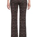 No Bo Nwt   Junior's Print Flared Pants black soot size xsmall(1) bell bottoms Photo 2