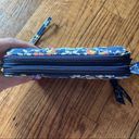 Vera Bradley  Chandelier Floral Wristlet Wallet Blue Photo 6