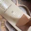 Free People Faye Strappy Heels Sz 38 EU Camel Ankle Wrap Square toe NEW Photo 8