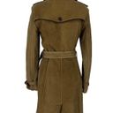 Burberry  Suede Lambskin Shearling Lined Trench Coat Photo 12