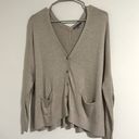 Vince  nwot rayon blend button taupe spring cardigan Photo 0