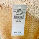 American Eagle  Peach Oversized Waffle Knit Sweater XXL NWT Photo 4