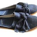 Baretraps Vida Rebound Technology Platform Mules Sz. 9 Blue Denim Bow Slip On Photo 2