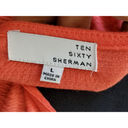 Ten Sixty Sherman  Women's Coral Round Neck Half Sleeve Casual Top Blouse Size L Photo 7