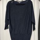 Forever 21 Twentyone dressy Royal blue sparkly sweater, functional Zipper going one sleeve, Photo 0