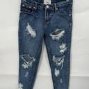 One Teaspoon  Jeans Awesome Baggies, Distressed Low Waist Medium Rise Size 24 Photo 0