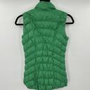 Athleta  Downtown Green Goose Down Quilted Puffer Vest Size XS Photo 1