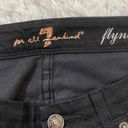 7 For All Mankind 7 for all men kind black flynt long wide leg pants Photo 2