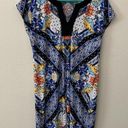 Laundry by Shelli Segal  Sheath Floral Dress Cap Sleeve Stretchy Photo 0