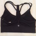 Vimmia NWT  Yoga Sports Bra, Sexy Strappy, Black Racer Back Bra, Small Photo 6