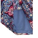 White House | Black Market  Dress Womens Medium Blue Floral Bell Sleeve Ladies‎ MP Photo 6