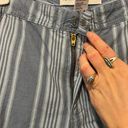 Tommy Hilfiger  Blue Cotton Vertical Striped Wide Leg Summer Pants 20 Photo 6