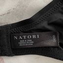 Natori Bra Black Body Double with Lace Full Fit, size 34DD Photo 2