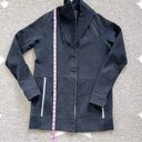 Lululemon Athletica Yin To My Yang Cardi in Heathered Black Soot Light Photo 4