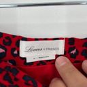 Lovers + Friends  Women's Sahara Cheetah Lined Lena Mini Skirt Red Black Size XS Photo 5