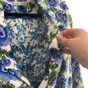 Alice + Olivia Macey Fitted Blazer Jacket Blue Perfect Pansy Multi Photo 6