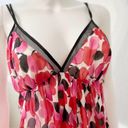 Oscar de la Renta  Pink Label Romantic Poppy Floral Negligee Slip Nighty, S Photo 4