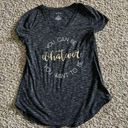 Apt. 9  "You‎ can be whatever you want to be" black short sleeve shirt size medium Photo 0