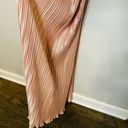 Pink Blush TJD The Jetset Dairies Women's  Pleated Skirt Halter Gown Size L Photo 13