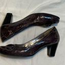 Ecco  Brown Marbled Heels Size 40 Photo 7