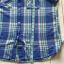 Rails  Plaid Rayon Women Button Down Top Sz L Photo 5