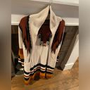 Shyanne  WOMEN'S SOUTHWESTERN STRIPED DUSTER CARDIGAN Medium Boho Photo 5