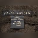 Ralph Lauren  Women’s Wool Blend Gray Cuffed Trouser Pants Size 2 Photo 3