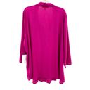 Woman Within  Womens Blouse 2X Pink‎ Roll Tab Sleeve Pintucked Relaxed Career Photo 4