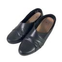 Clarks  Clogs Heels Women's Size 9 Black Comfortable Slip-On Footwear Business Photo 0