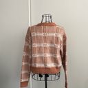 Princess Polly New  Plaid Knit Crochet Cardigan Photo 5