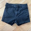 American Eagle  Super Stretch Super Hi-Rise Jegging Black Shorts Size 4 Regular Photo 0