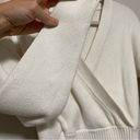 Modern Citizen  Marlowe White Wrap Front Sweater Photo 8