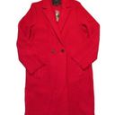 J.Crew NWT  Daphne Topcoat in Bold Red Italian Boiled Wool Coat 14 $228 Photo 0