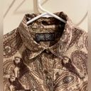 NORTH RIVER COUNTRY Size Medium Paisley Horse Western Snap Shirt Photo 4