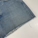 AGOLDE  Parker Angled Denim Jean Skirt Womens 30 Blue Distressed Frayed Edge Photo 3