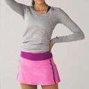 Lululemon  Pace Rival Skirt II (Regular) Pink Paradise / Regal Plum Size 4 Photo 0