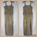 Alex Evenings  Shimmering Gold 2Pc Formal Jacket & Gown Special Event Dress 8 Photo 2