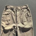 Vintage 90s Rockies tan khaki high rise bareback pleated V yoke western jeans Size 27 Photo 2