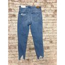 American Eagle  4 Short Jeans Hi-Rise Jegging Crop - Light Washed Distressed  NWT Photo 1