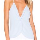 by the way. Revolve Blue Twist Split Surplice Front Cami Tank Top Photo 0