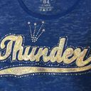 Blue 84  T-Shirt Womens XL Used Sparkly Thunder Photo 6