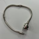 Pandora Moments Heart Clasp Snake Chain Bracelet Photo 0