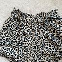 Hollister  Cheetah Print High Rise Flowy Shorts with Belt and Tie Photo 3