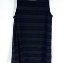 Renee C . Crocheted Tank Dress Lined Black Size Large Photo 0