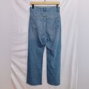 H&M  Light Wash Denim High Rise Button Fly Wide Leg Loose Fit Jean size 2 Photo 4