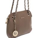 DKNY NWOT  Brown Leather Bryant Park Shoulder Bag Photo 7